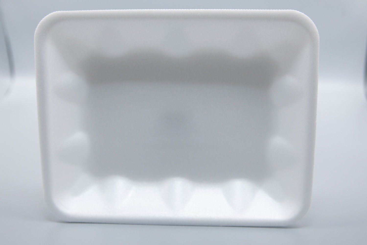 Foam Tray #4PL White (400ct) Dyne-a-Pak