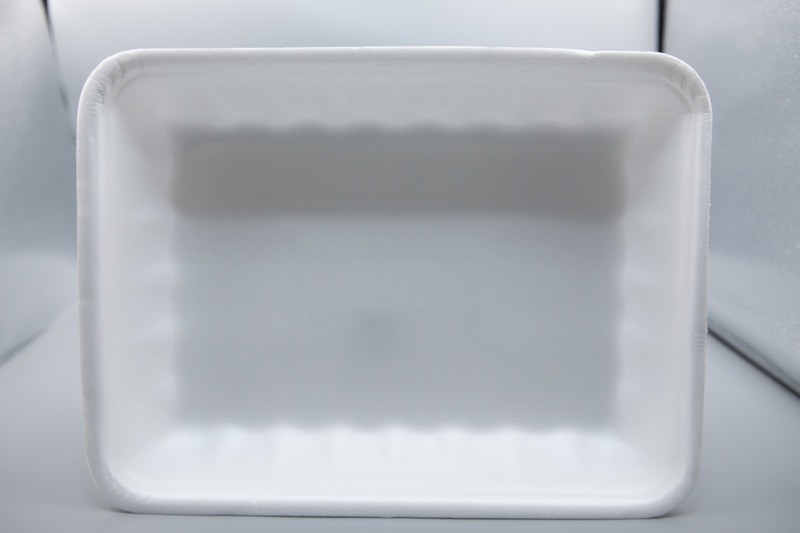 Foam Tray #812P White (100ct) Dyne-a-Pak