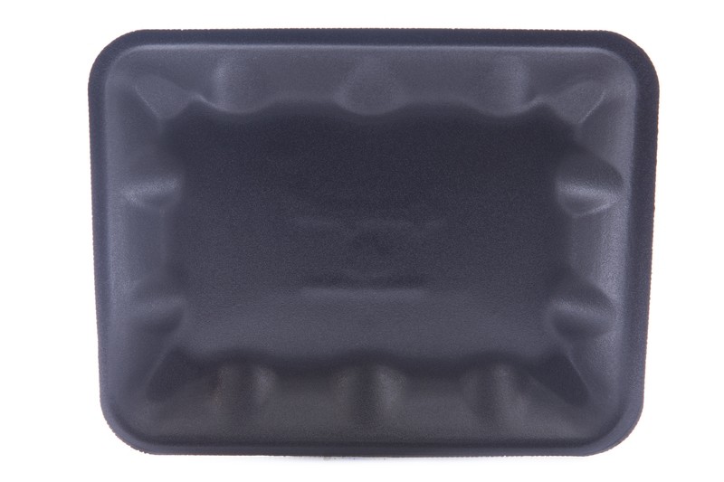 Foam Tray #4PL Black (400ct) Dyne-a-Pak