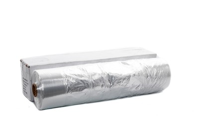 Los Dos Hermanos Clear Plastic Bag Roll 21&quot;x6&quot;x35&quot; 0.75mil