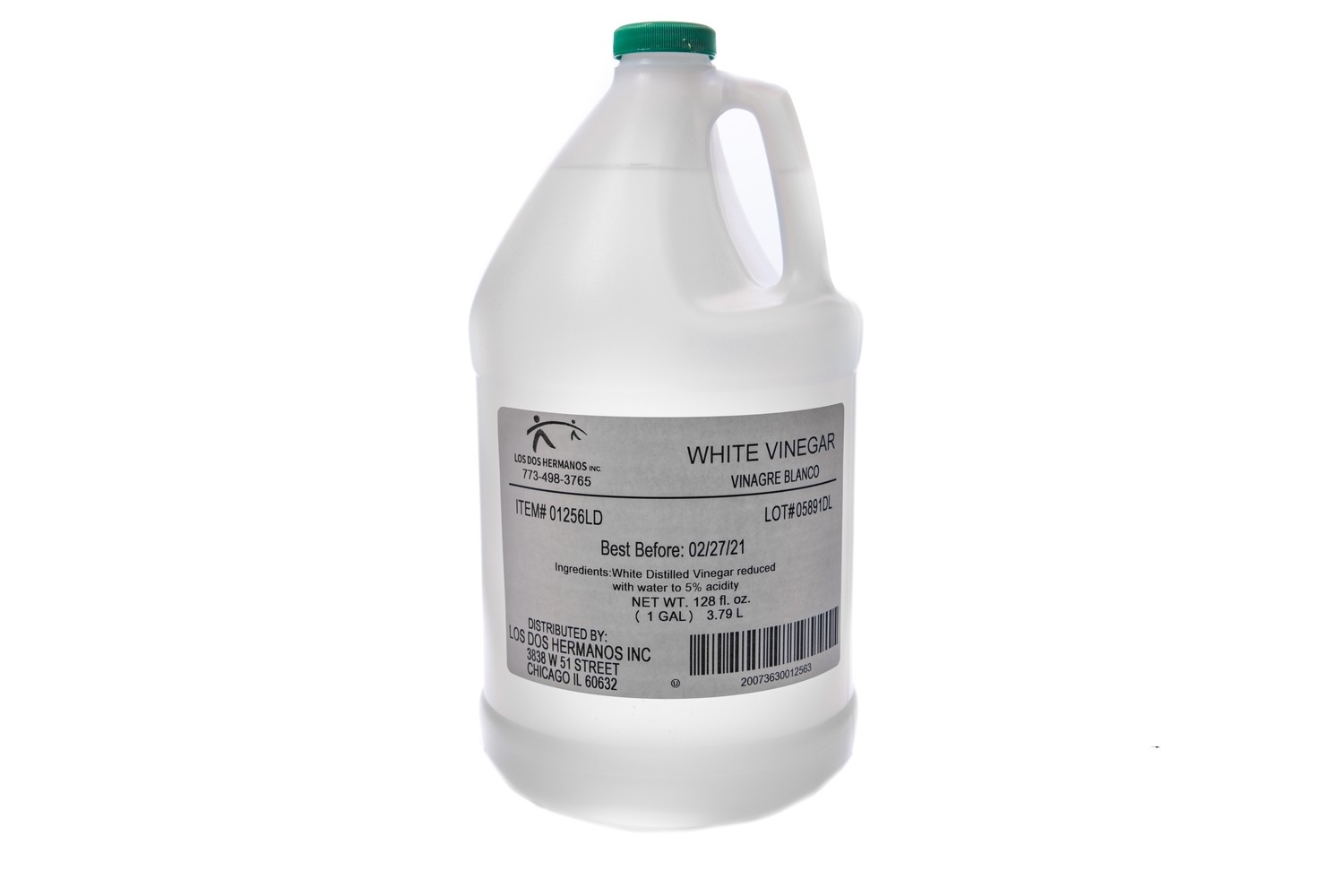 Los Dos Hermanos White Vinegar 1Gal