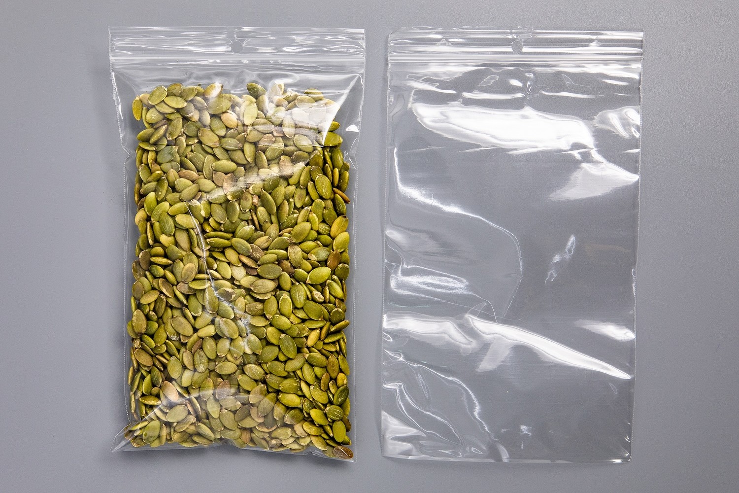 Polypropylene Zipper Bags W/ Hang Hole 5&quot; x 8&quot;  2mil