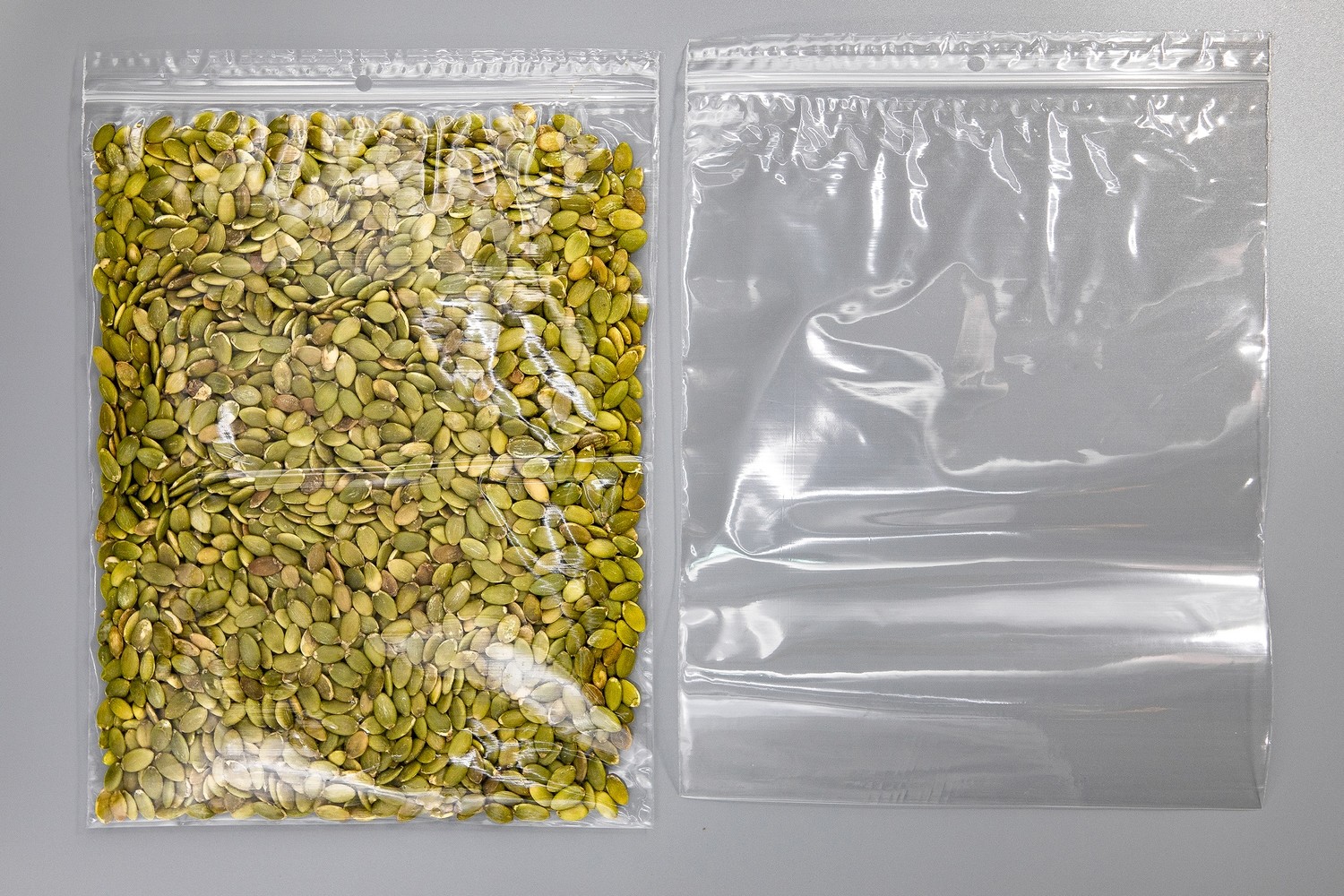 Polypropylene Zipper Bags W/ Hang Hole 8&quot; x 10&quot;  2mil