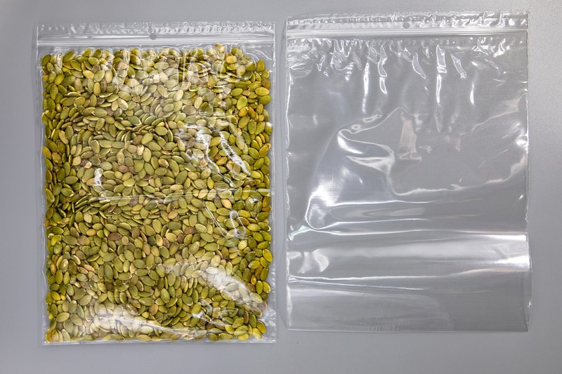 Polypropylene Zipper Bags W/ Hang Hole 8" x 10"  2mil
