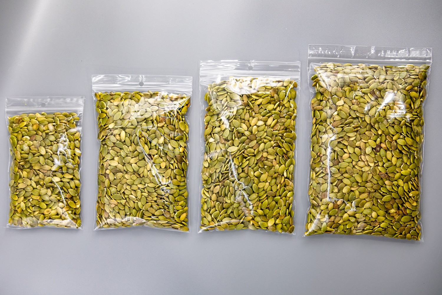 Polypropylene Zipper Bags W/ Hang Hole Group shot