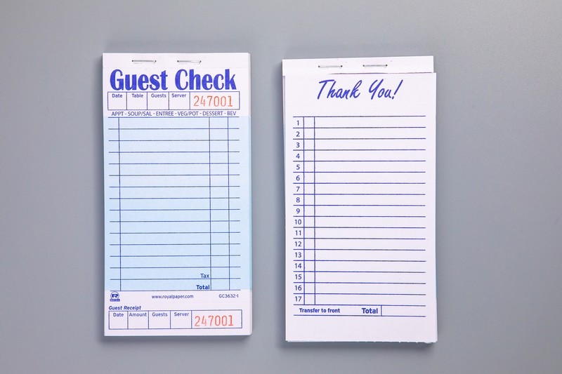 (PRO SOURCE) 1 Part "Guest Checks" G7000