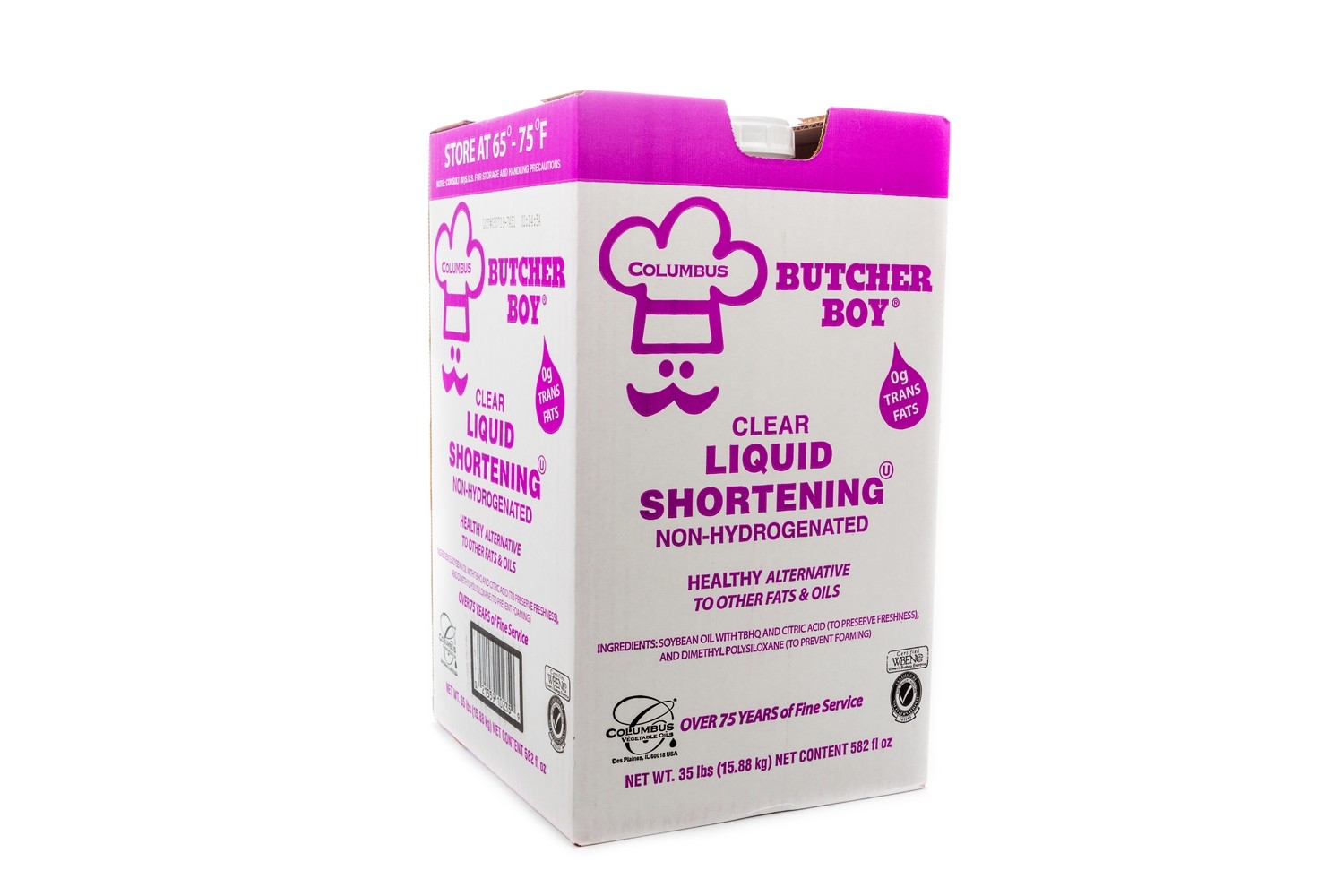 Butcher Boy Clear Liquid Shortening 35 Lbs