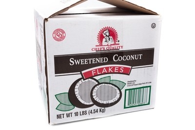 Chef&#39;s Quality Wsweetened Cococmut Flakes 10Lbs