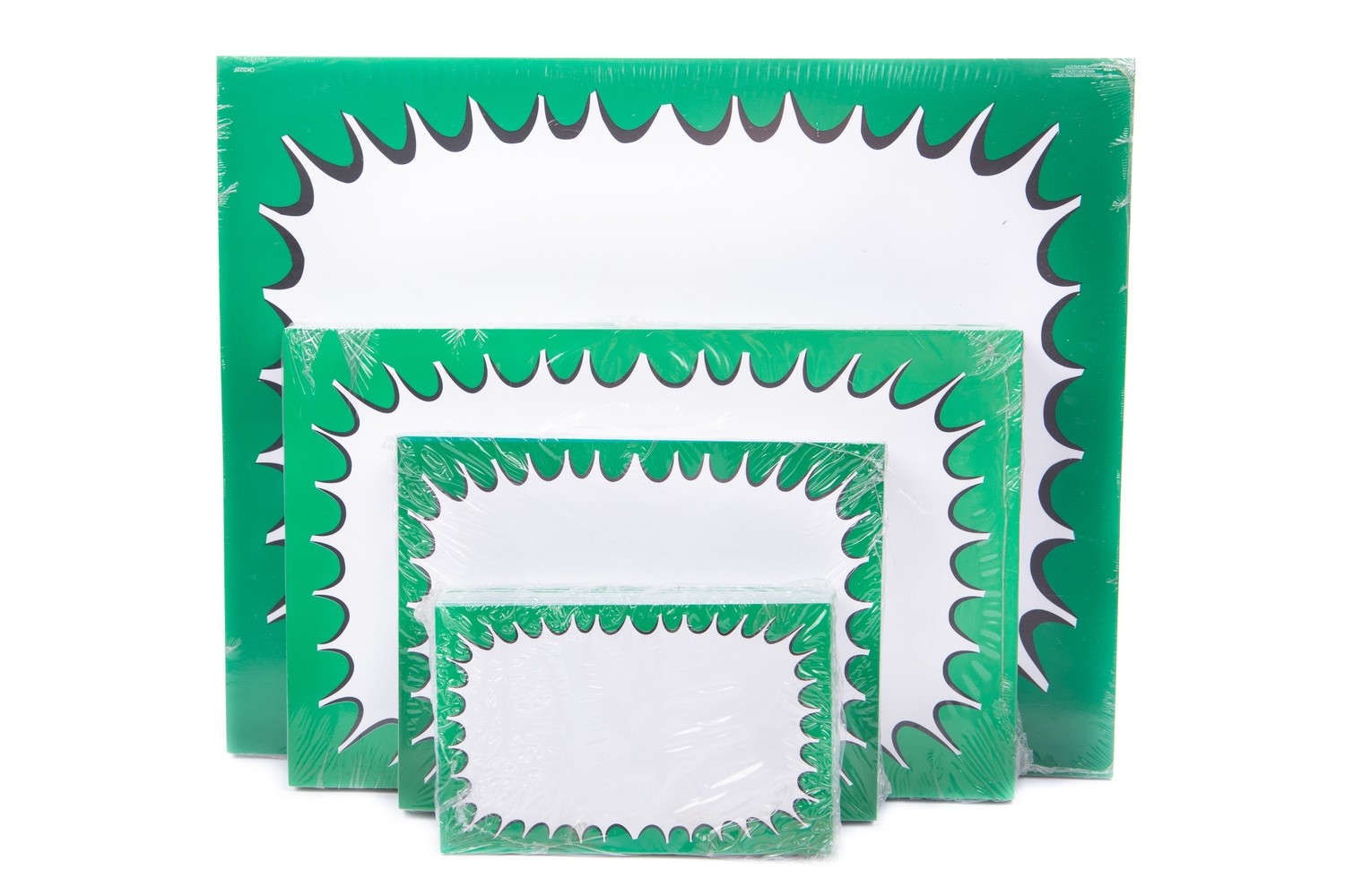 Retail Price Tags/Stickers 7x11 Green Frame