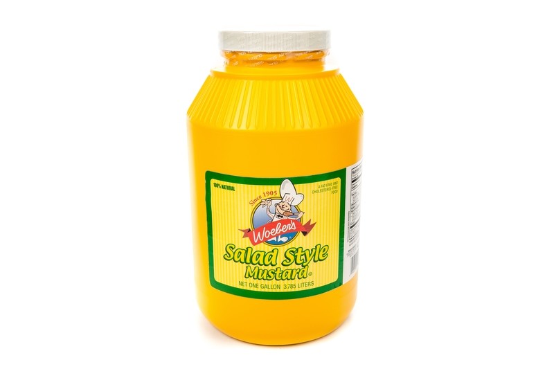 Woebers Salad Style Mustard 1 Gal