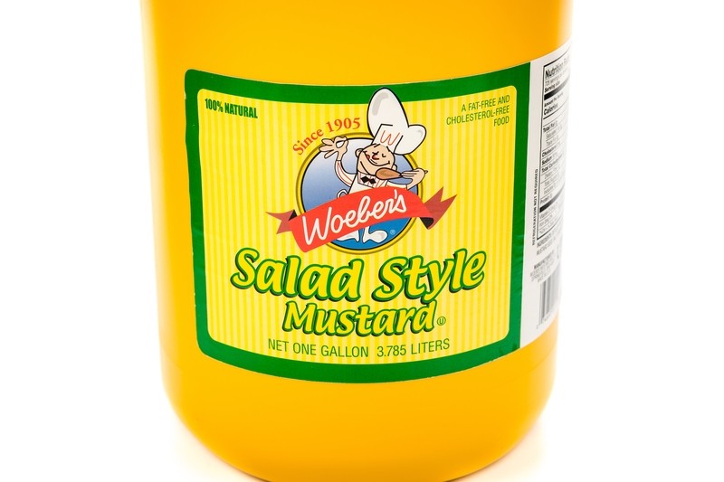Woebers Salad Style Mustard 1 Gal
