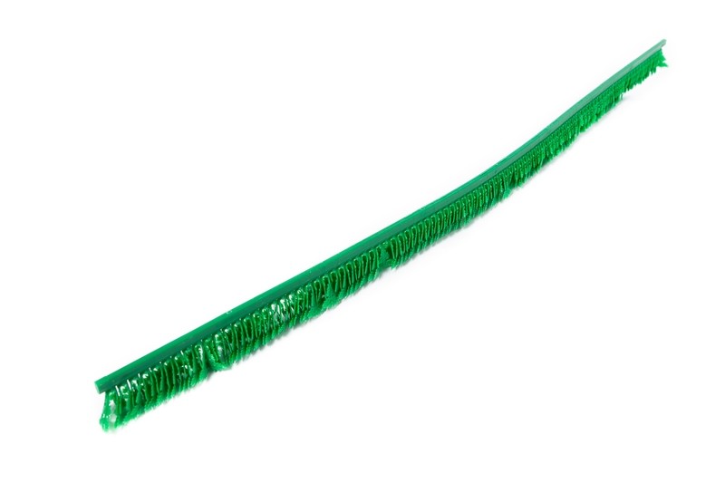 Green Plastic Parsley Display for Meat Poultry and  Fish  0.5&quot; (comes with white base)