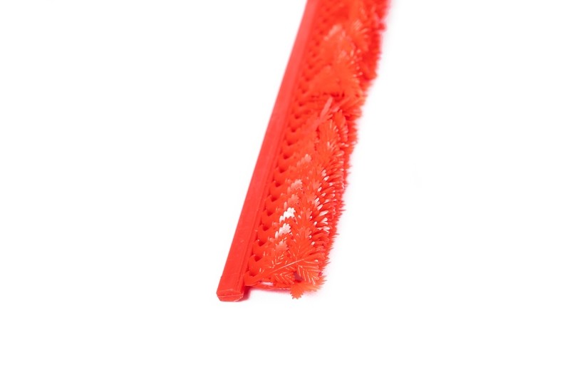 Red Plastic Divider Display With white base