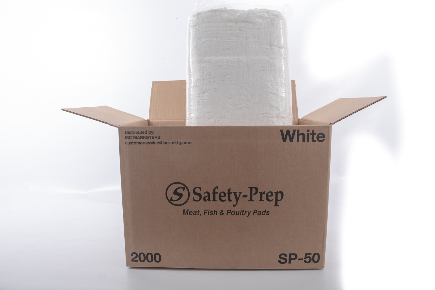 Safety Prep White Pads 2000 pads Meat pads