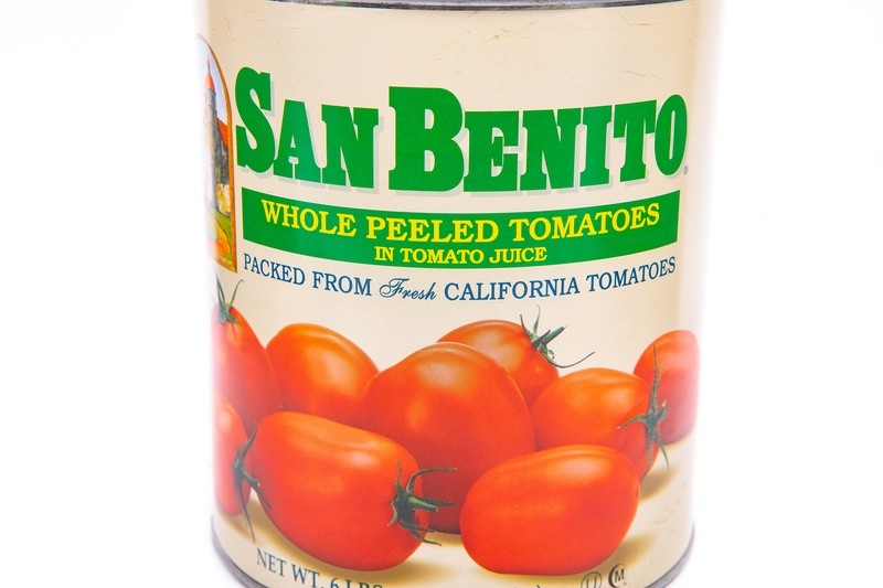 San Benito Whole Peeled Tomatoes in Tomato Juice 6lbs
