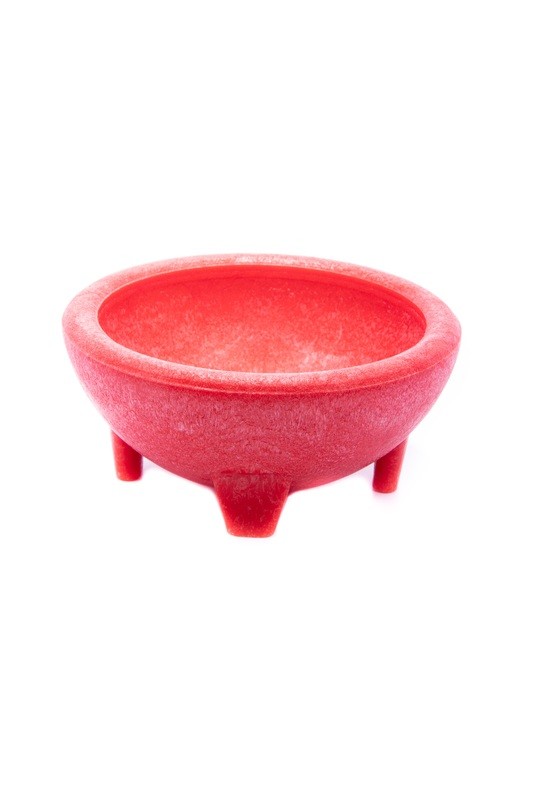 Molcajete Plastico Rojo Mini