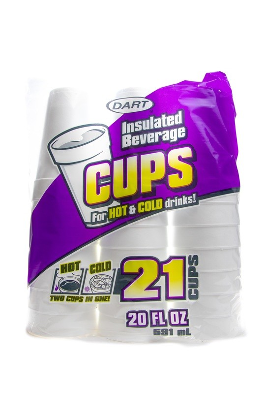 Dart Foam Cup 20oz Retail (12/21ct) #20JP21