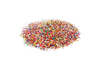Rainbow Round Sprinkles Cake Decor / Chochitos
