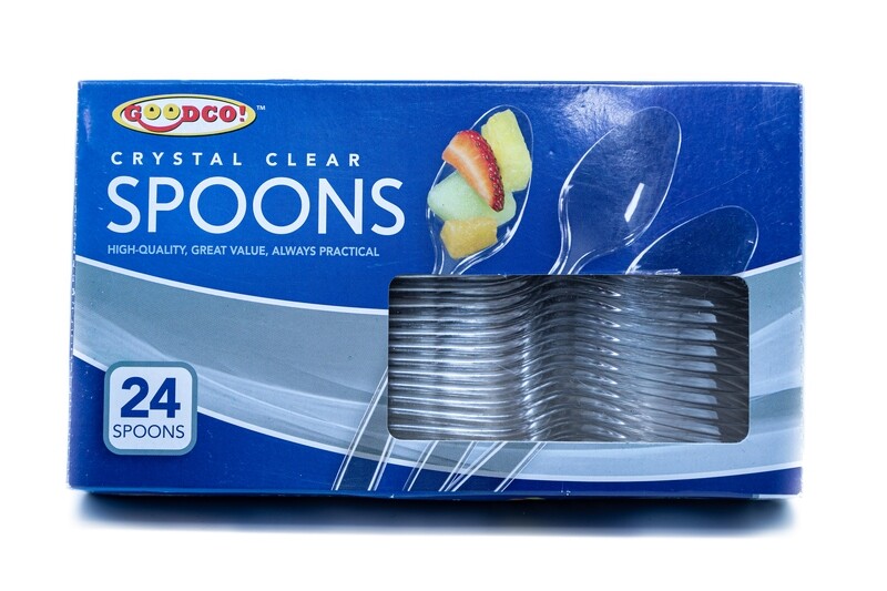 GoodCo Crystal Clear Spoons
