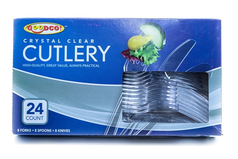 GoodCo Crystal Clear Cutlery