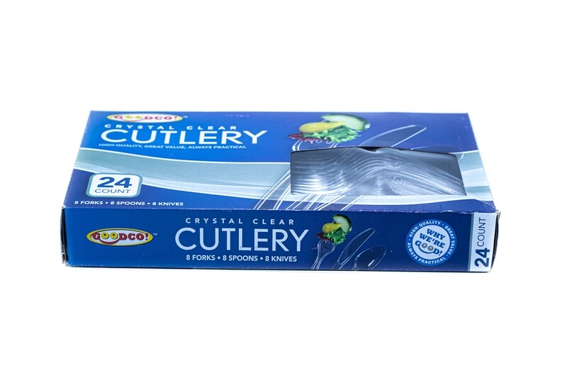 GoodCo Crystal Clear Cutlery