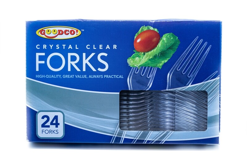 GoodCo Crystal Clear Forks