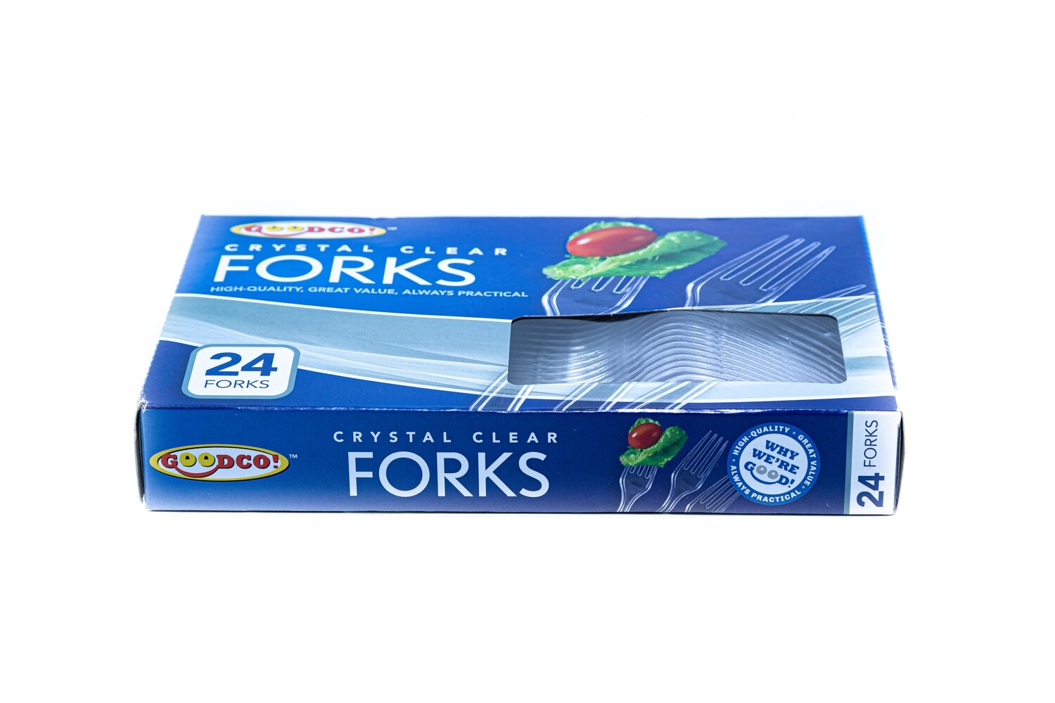GoodCo Crystal Clear Forks