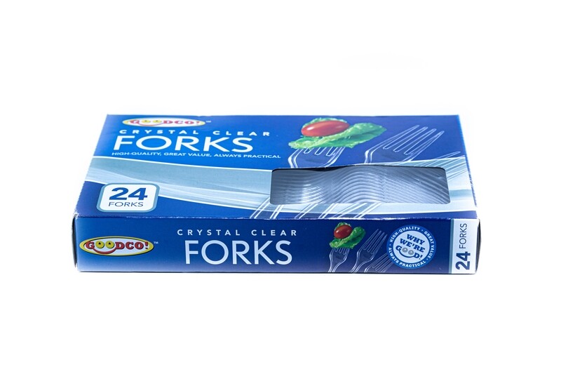 GoodCo Crystal Clear Forks