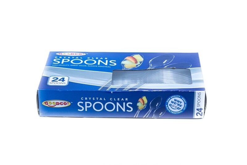GoodCo Crystal Clear Spoons