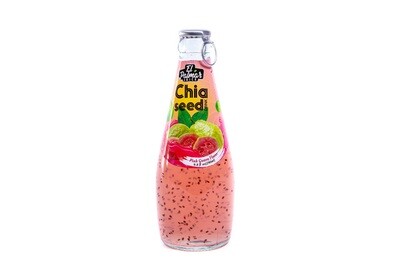 Chia Seed Drink 9.8 ml Pink Guava Flavor 24 bottles/ 1box