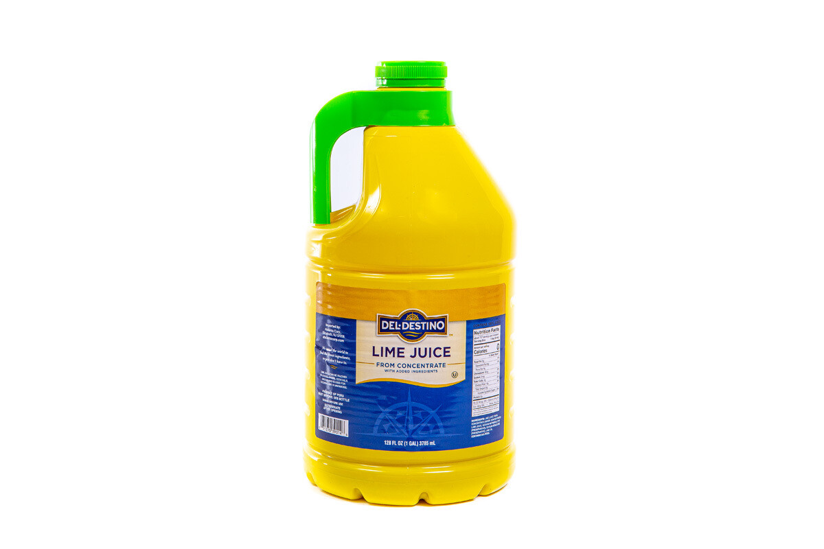 Del Destino Lime Juice From Concentrate 1 Gallon