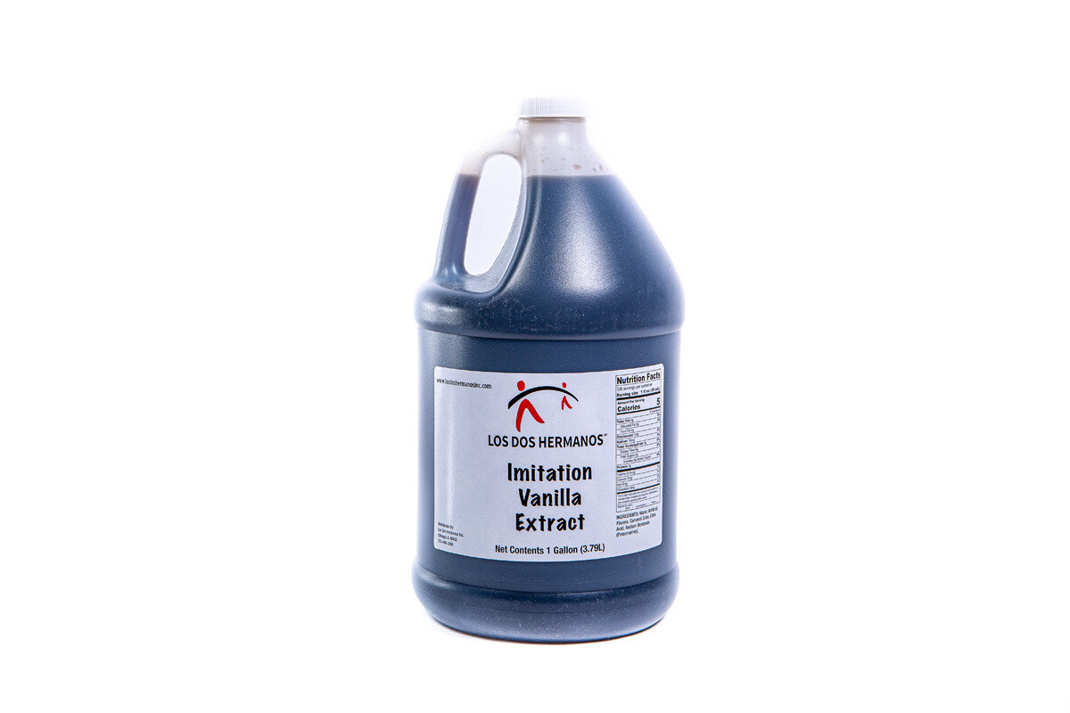 Imitation Vanilla Extract 1 Gal Los Dos Hermanos