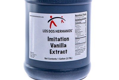 Imitation Vanilla Extract 1 Gal Los Dos Hermanos