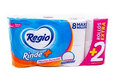 Regio Rinde 8/5 packs 300 sheet/ double sheets Toilet Paper