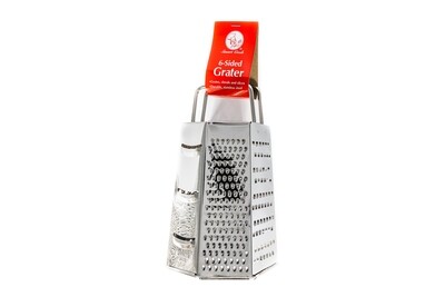 Smart Cook 6 Sided Grater Durable Stainless Steel