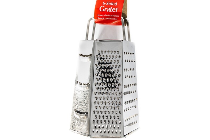 Smart Cook 6 Sided Grater Durable Stainless Steel
