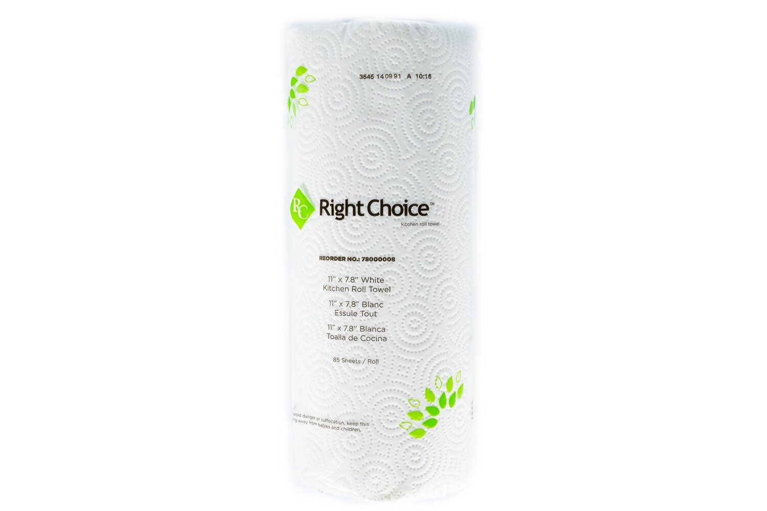Kitchen Roll Towel White 85 sheets/ 30 rolls Right Choice