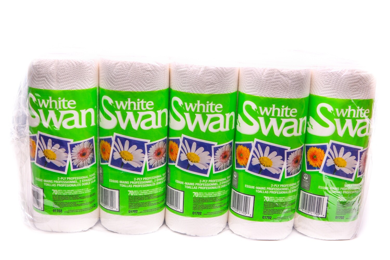 White Swan Professional Kitchen Towel 15 Rolls 2-ply