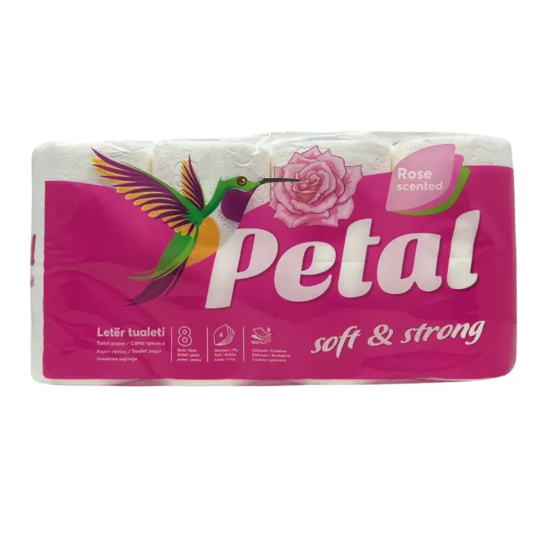 PAPEL DE BAÑO PETAL (6PK/12)