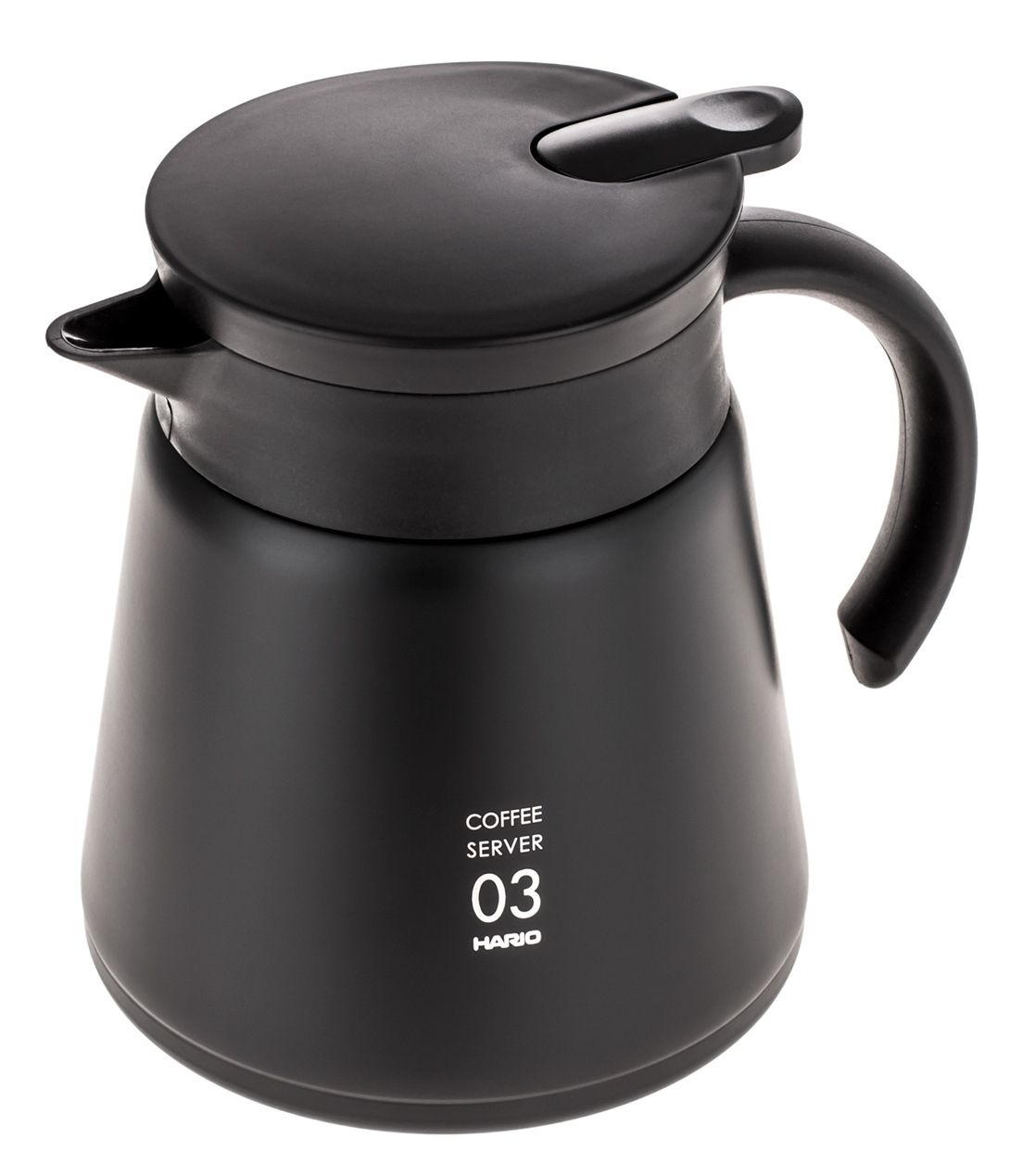 Hario V60 Insulated Stainless Steel Server koko 03 800 ml, black