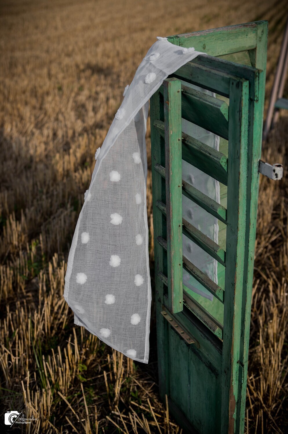 Chemin de table pompons