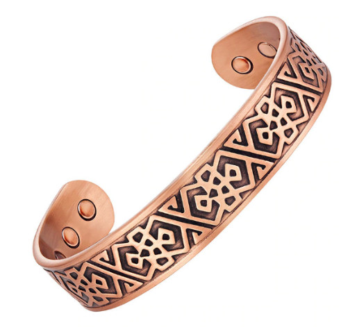 Copper Bangle with Magnets