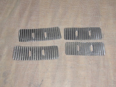Aluminum Spacers, Set of 4 (2 long, 2 short) for French Helmet
