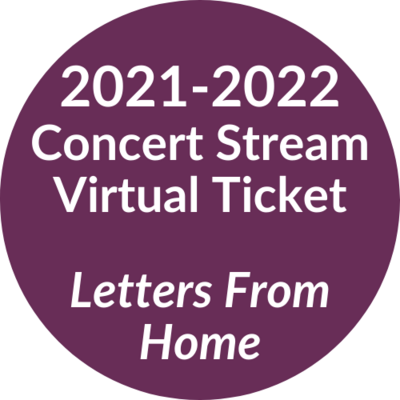 Letters From Home Concert Stream Virtual Ticket