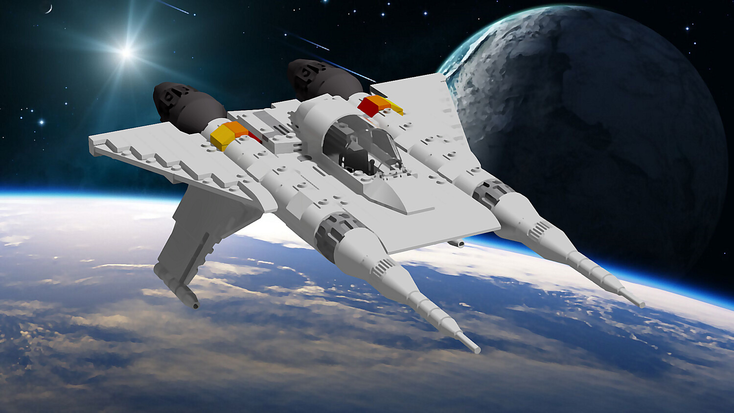 Lego Buck Rogers Thunderfighter Instructions and Parts File