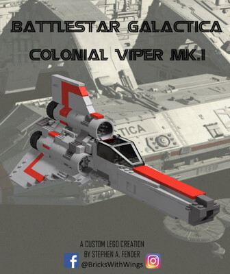 BSG Colonial Viper Mk 1 Instructions and Parts File