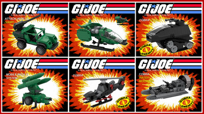 Brick-Built GI Joe Models - Book 1