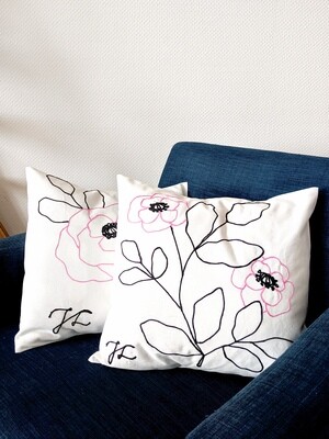 Pair of Pink Cushion Covers Pair of Pink Cushion Covers