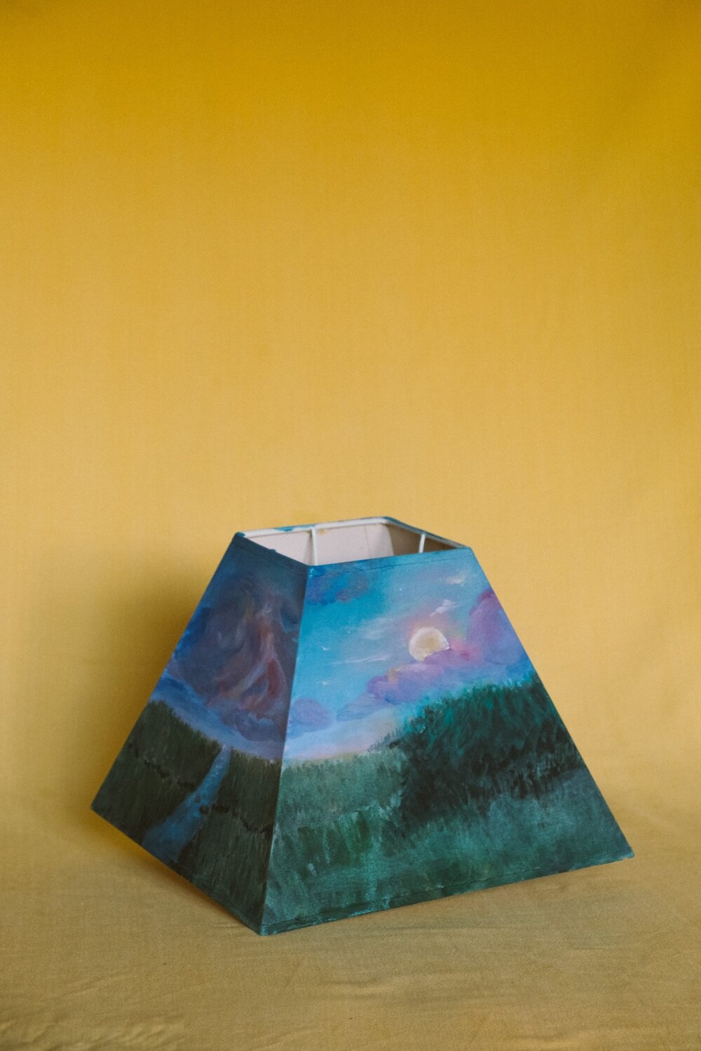 Landscape painted Lamp Shade