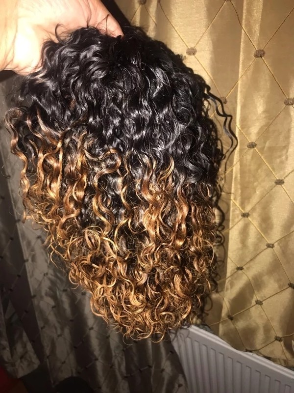 Kinky Curls 8 Inch  Full Lace Frontal